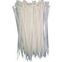 Plaststrips hvit, 1 pose, 100 st, 290 mm x 4,8 mm