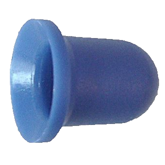 Kapp til kupling, blå, plast, 25 mm