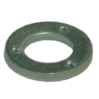 Rundskive elforsinket M10, 10.5 mm x 20 mm