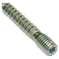 Kombiskrue elforzinket M8 x 100 mm