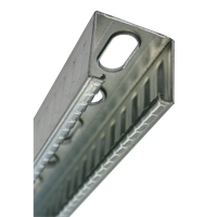 Montasjeskinne elforzinket 27 mm x 27 mm x 1, 0 mm 2000 mm