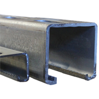 Montasjeskinne elforzinket 41x41x2,5, 2000 mm