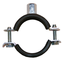 Skruklammer ProClamp, elforzinket/gummi 38-45 mm