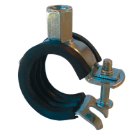 Skruklammer ProClamp Snap, elforzinket/gummi 15-19 mm