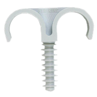 Fix-ring Dobbel, plastklammer for betong (100st) 25 mm