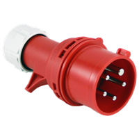 Rundstift Plugg, fasveksler CEE 432, 400V