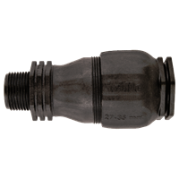Tippunion flexi plastrørkobling 20-27 mm x 1"