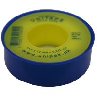 Gjengetetningstape 12 m x 12 mm x 0,075 mm