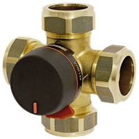 Shuntventil 4-veis ESBE VRB143 22 mm