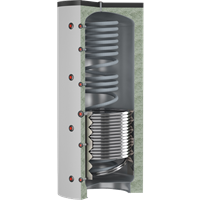 Akkumulatortank, Laddotank Eco Combi 2 500 D:750  H:1620 478l
