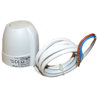 Aktuator NC for fordeler Wermgo, med adapter til kablet, 24V