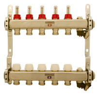 Fordeler gulvvarme, Wermgo 1&quot;, 5+5 avgreninger
