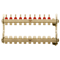 Fordeler gulvvarme, Wermgo 1&quot;, 10+10 avgreninger