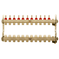 Fordeler gulvvarme, Wermgo 1&quot;, 11+11 avgreninger