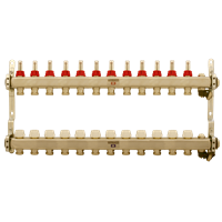 Fordeler gulvvarme, Wermgo 1&quot;, 12+12 avgreninger