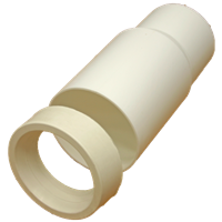 Klosettstuss eksentrisk, Pipelife, lengde 250 mm, 110 mm