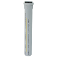 Avløpsrør med 1 muff, Skolan 78 mm x 3000 mm