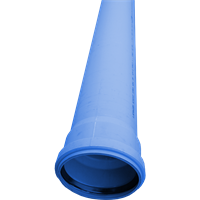 Avløpsrør med 1 muff, Triplus 32 mm x 3000 mm