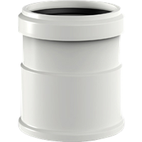 Dobbelmuffe Silere 58 mm