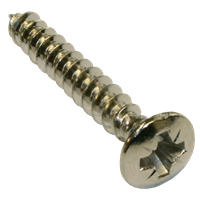 VVS-skrue krysspor PZ, 5,5 mm x 60 mm