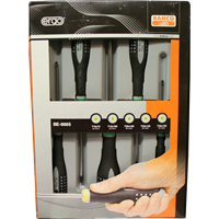 Skrutrekkerset Bahco 4 st spor + 2 st Philips 5 st Torxm