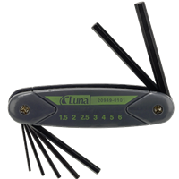 Sekskantnøkler foldeset, 3,0 mm - 10,0 mm