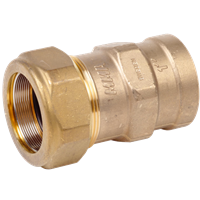 Stålrørskobling rett, klemring/innvendig, 48,3 mm x 1 1/2"