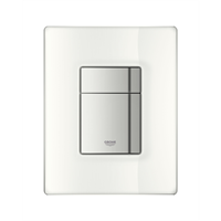 Grohe, Betjeningsplate Skate Cosmopolitan Moon, Hvit glass