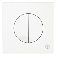 Betjeningsplate Triomont XS, Hvit