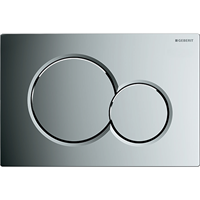 Betjeningsplate Sigma 01, Geberit, Forkrommet